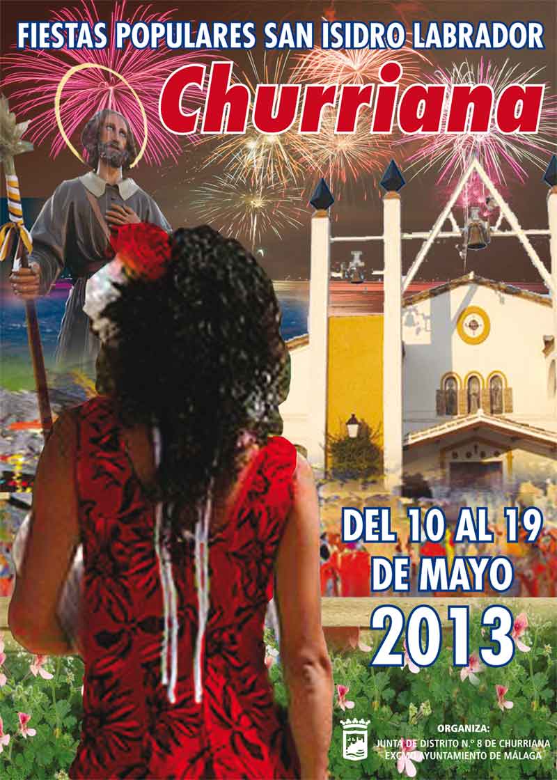 Cartel Fiestas Populares Churriana 2013